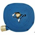 Dixon Double Jacket Potable Water Hose, 1-1/2 in, NST NH, 100 ft L, 270 psi Working, Brass PW615B100RBF